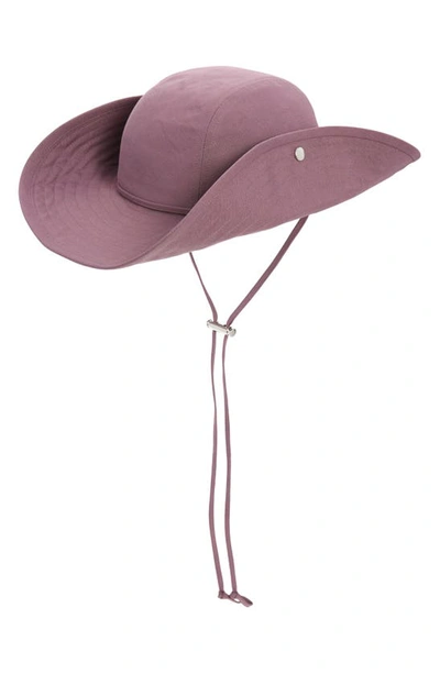 Kenzo Snap Brim Hat In Currant