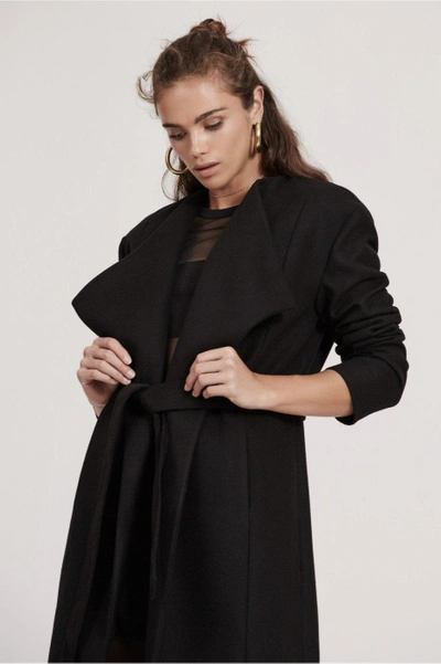 Finders Keepers Pyramids Coat In Black