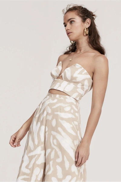 Finders Keepers Mercurial Bodice In Nude Spot Print