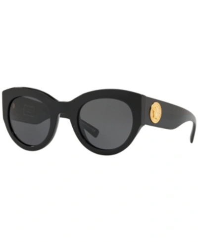 Versace Ve4353 Black Female Sunglasses In Black