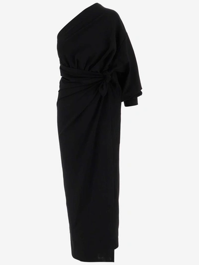 Balenciaga Dresses Black In Nero