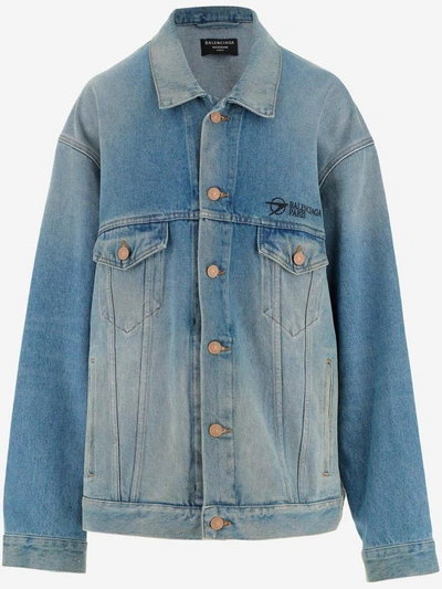 Balenciaga Jackets In Medium Vintage Indig