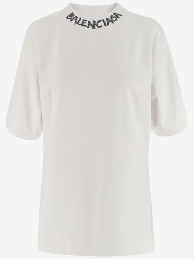 Balenciaga T-shirts And Polos In Bianco