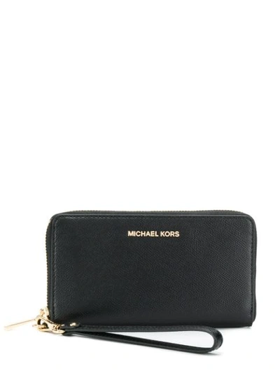 Michael Michael Kors Jet Set Travel Phone Case In Black