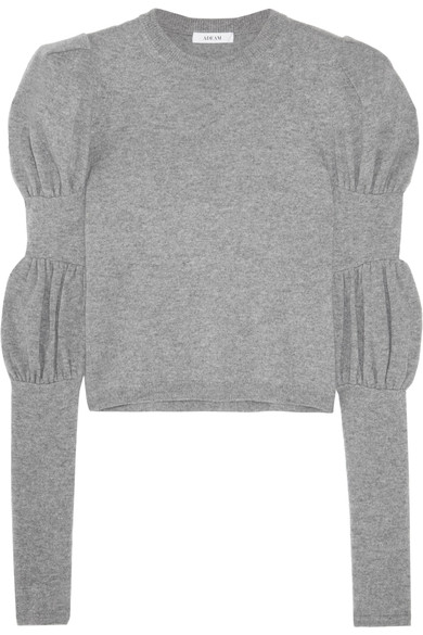 Adeam Puffed Bishop Sleeve Cashmere Sweater | ModeSens