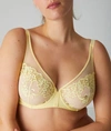 Simone Perele Saga Sheer Plunge Bra In Lemonade