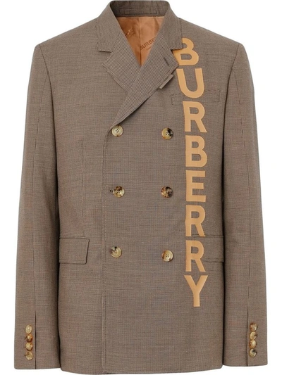 Burberry Men's Brown Wool Blazer