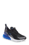 Nike Kids' Air Max 270 Sneaker In Black/ Game Royal/ Grey/ White