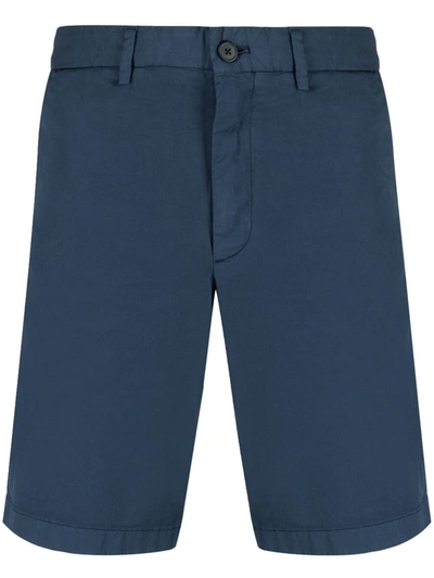 Theory Zaine Patton Slim Fit Shorts In Blue