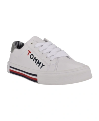 Tommy Hilfiger Women's Kery Lace Up Sneakers In White