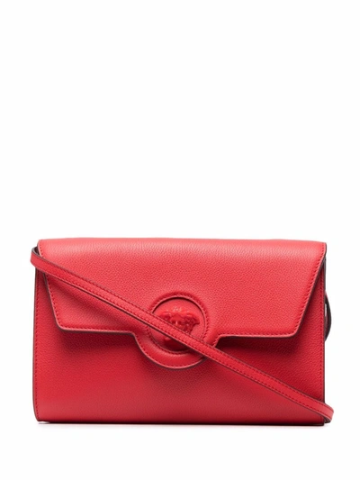 Versace La Medusa Long Wallet In Rot