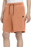 Nike Sportswear Tech Fleece Men's Shorts In Orange/black