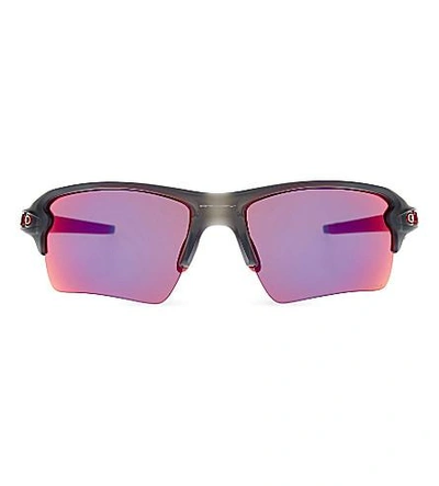 Oakley Flak™ 2.0 Xl Prizm™ Road Wrap-around Sunglasses In Matte Grey Smoke