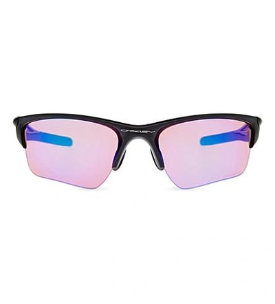 Oakley Half Jacket 2.0® Xl 2.0 Prizm™ Golf Wrap Sunglasses In Polished Black