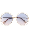 Chloé Carlina Round-frame Sunglasses