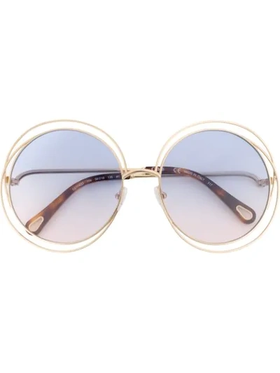 Chloé Carlina Round-frame Sunglasses