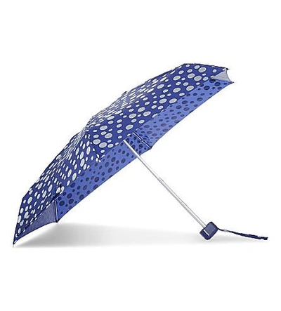 Fulton Polka Dot Print Umbrella In Glitter Spot