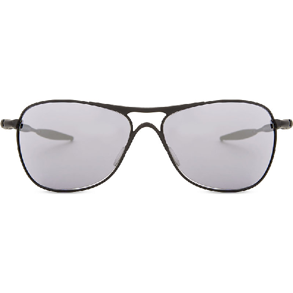 Oakley Oo4060-03 Black Iridium Crosshair ® Square-frame Sunglasses In Nero  | ModeSens