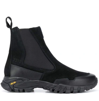 Stone Island Shadow Project Chelsea Boots In Black