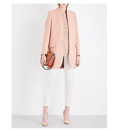 Stella Mccartney Bryce Blushwool Blend Coat