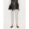 Max Mara Pegno Slim-leg Cropped Trousers In Nero