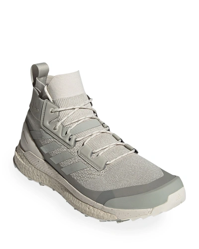 Adidas X Parley Men's Terrex Free Hiker Mid-top Sneakers In Gray