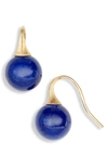 Marco Bicego 18k Yellow Gold Africa Boule Lapis Lazuli Drop Earrings