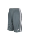 Adidas Originals Kids' Adidas Toddler And Little Boys Classic 3-stripes Shorts In Dark Gray