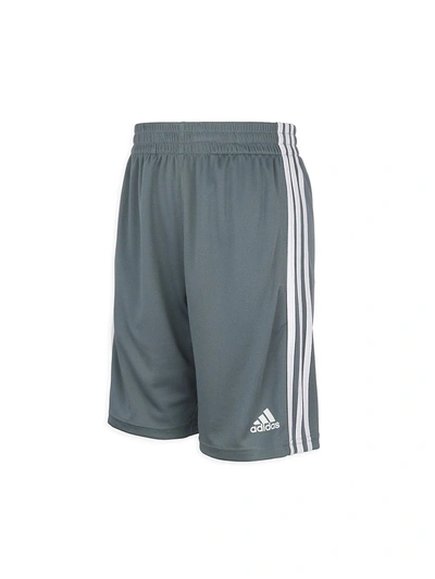 Adidas Originals Kids' Adidas Toddler And Little Boys Classic 3-stripes Shorts In Dark Gray