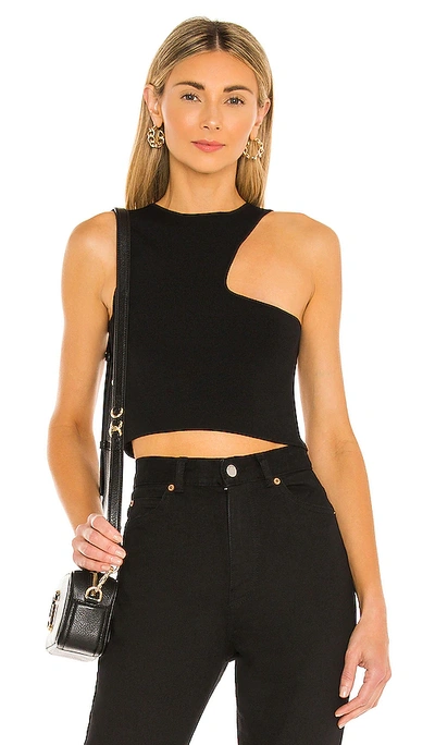 Superdown Nora Cutout Top In Black