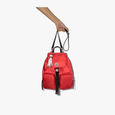 Moncler Red Dauphine Large Backpack