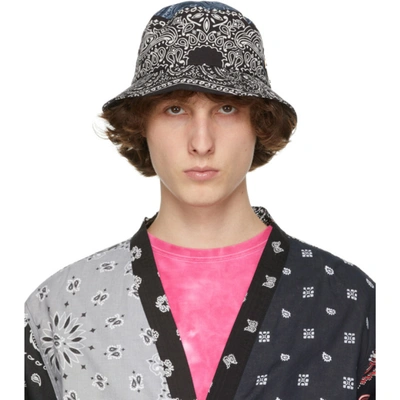 Children Of The Discordance Black Bandana Bucket Hat In Black 14599