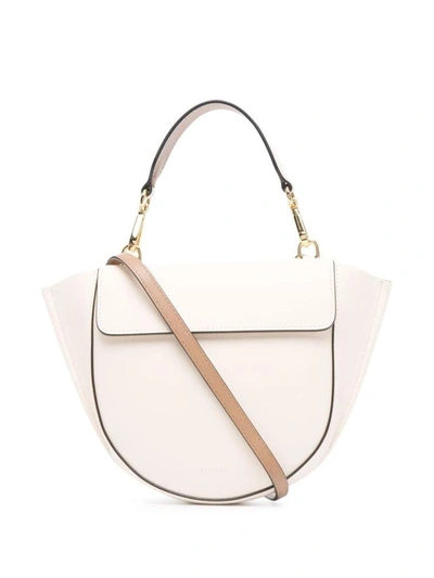 Wandler Hortensia Mini Handbag In White Leather