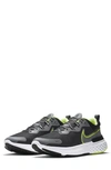 Nike React Miler 2 Men's Road Running Shoes In Grey/ Green/ Black