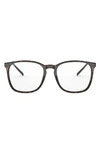 Ray Ban 54mm Square Optical Glasses In Havana