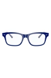 Ray Ban 54mm Optical Glasses In Black Blue