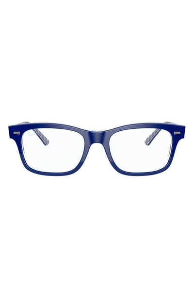 Ray Ban 54mm Optical Glasses In Black Blue