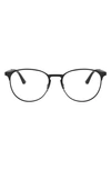 Ray Ban 51mm Optical Glasses In Matte Black