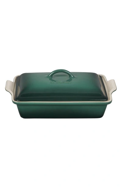 Le Creuset 4 Quart Covered Rectangular Stoneware Casserole