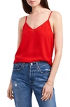 1.state Chiffon Inset Tank In Goji Berry