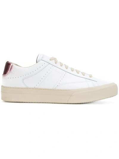 Maison Margiela Low Top White Leather Sneakers