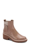 Dolce Vita Women's Huey Pull On Booties In Cafe Patent Leather