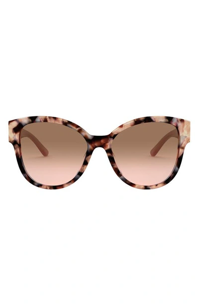 Tory Burch 56mm Gradient Cat Eye Sunglasses In Pink