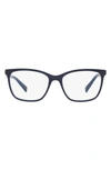 Tiffany & Co 54mm Square Optical Glasses In Pearl Sapphire