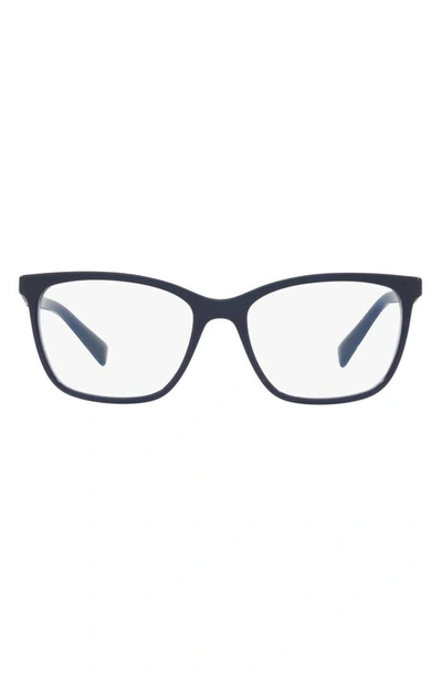 Tiffany & Co 54mm Square Optical Glasses In Pearl Sapphire