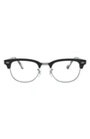 Ray Ban 49mm Optical Glasses In Black