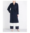 Max Mara Madame Double-breasted Wool And Cashmere-blend Coat In Navy