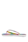 Juicy Couture Women's Scope Flip-flops Women's Shoes In Rbw-rainbow