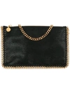 Stella Mccartney Falabella Clutch Bag In Black