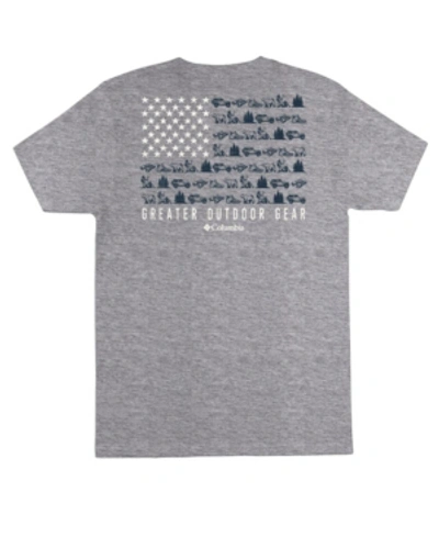 Columbia Men's Starter Short Sleeve T-shirt In Medium Gray